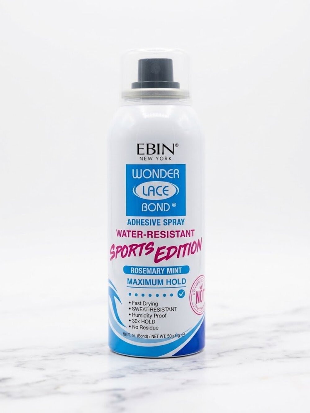 EBIN Wonder Lace Bond Adhesive Spray Sports Edition Rosemary Mint
